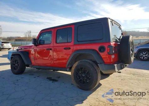 2020 Jeep Wrangler Unlimited Sport z USA, uszkodzony, nr VIN 1C4HJXDN5LW148032